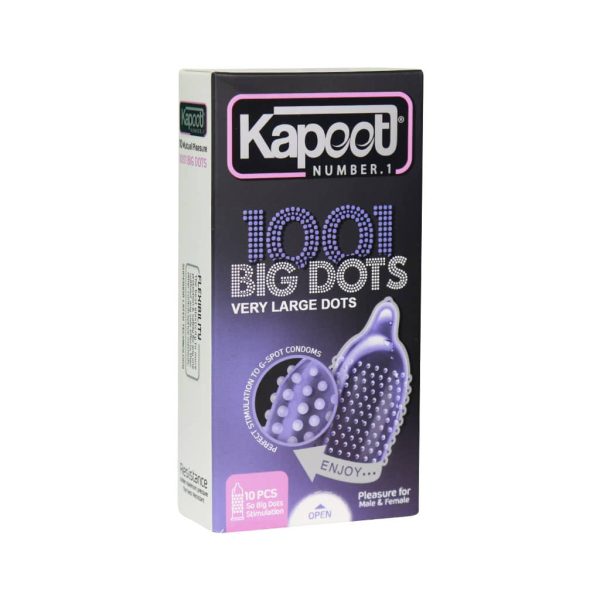 Kapoot-Big-Dots-1001-Candoms-10-Pcs-600x600-1.jpg کاندوم بیگ دات 1001 خار کاپوت - تصویر 1