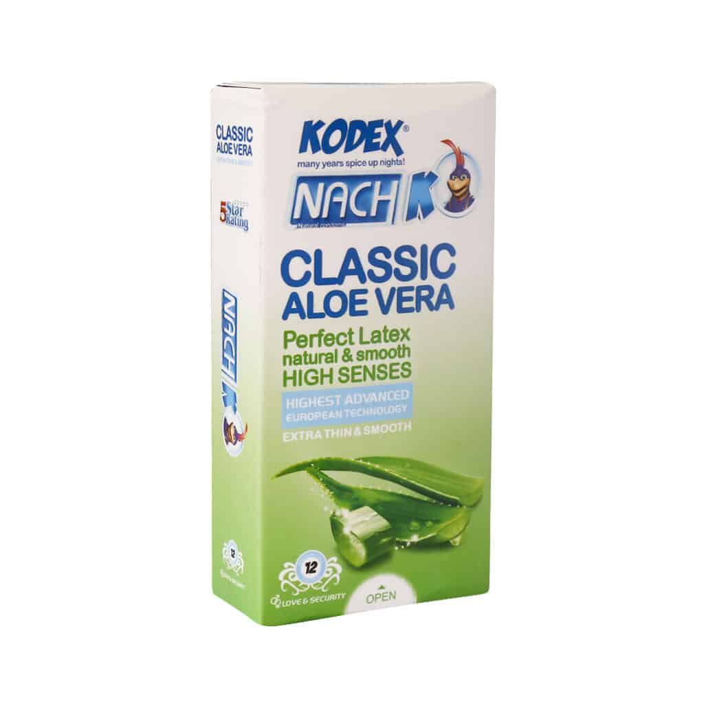 Nach-Kodex-Classic-Aloevera-Candoms.jpg کاندوم آلوئه ورا کلاسیک کدکس - تصویر 1