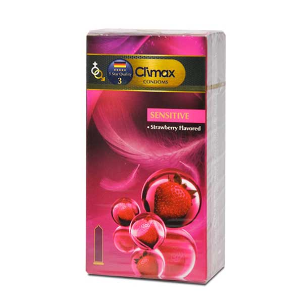کاندوم-ساده-کلایمکس-با-اسانس-توت-فرنگی-climax-sensitive-2.jpg کاندوم ساده با اسانس توت فرنگی کلایمکس - تصویر 1