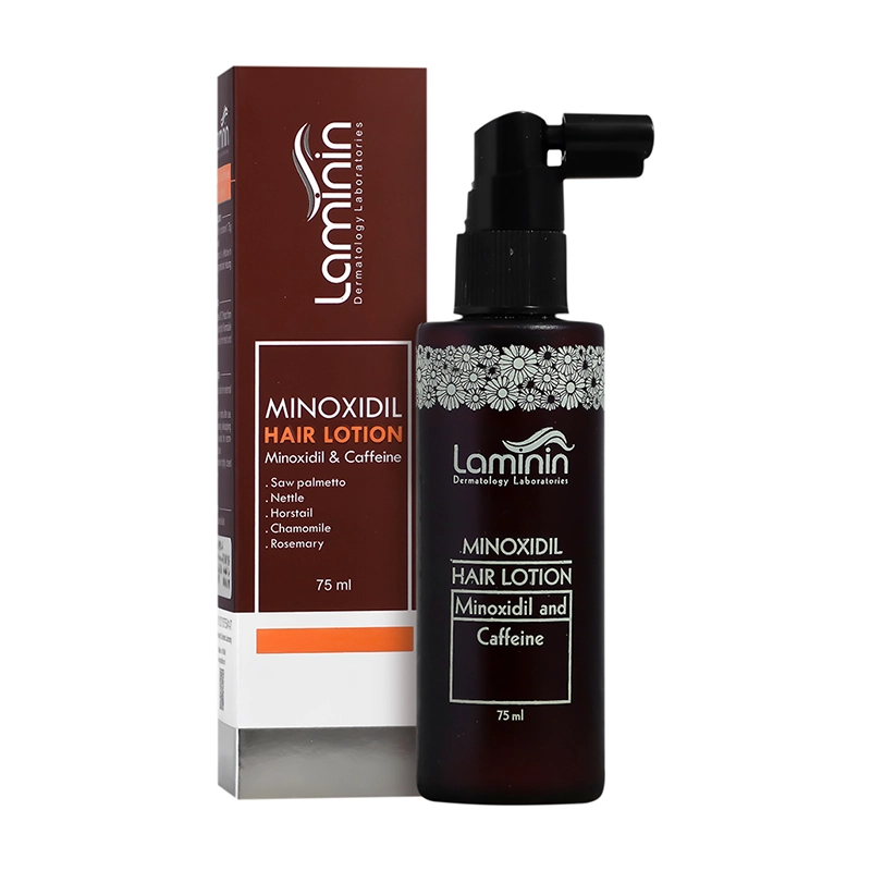 2 محلول تقویت کننده مو لامینین حاوی ماینوکسیدیل و کافئین حجم 75ml - تصویر 1