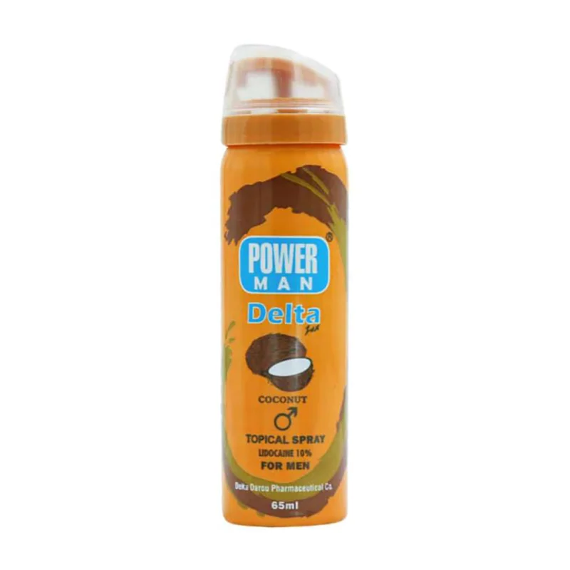 53452-00 اسپری تاخیری دلتا پاورمن رایحه نارگیل 65ml - تصویر 1