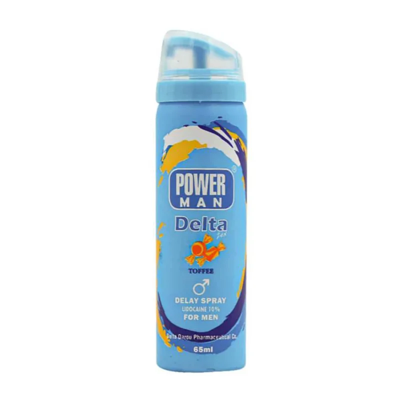 58528-00 اسپری تاخیری دلتا پاورمن رایحه تافی 65ml - تصویر 1