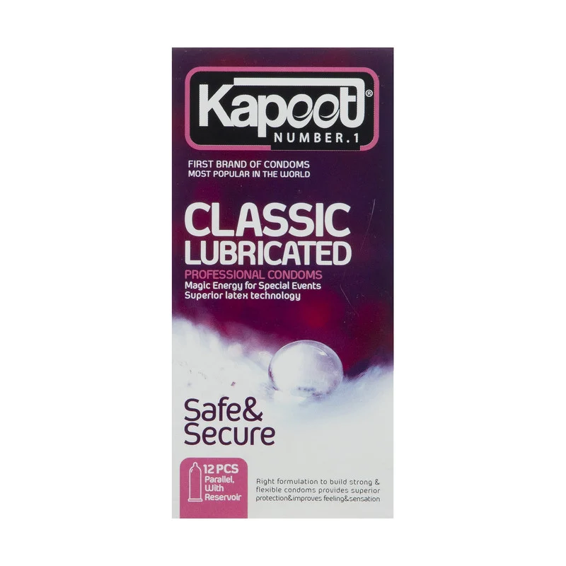 9fb6dfbbace3a29bf1fc555b7729f56593f543f2_1594791783 کاندوم کاپوت مدل Classic Lubricated بسته 12 عددی - تصویر 1