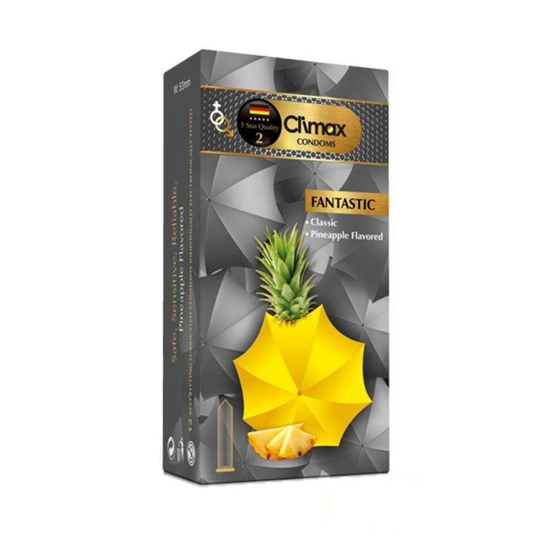 Climax-FANTASTIC-condom-pack-of-12-webino-edit-20260630-081921-o7dhg کاندوم ساده کلایمکس مدل FANTASTIC بسته 12 عددی - تصویر 1