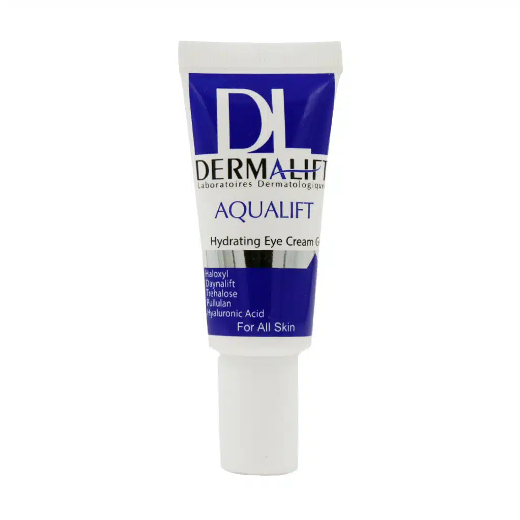Dermalift-Aqualift-Eye-Cream-Gel-20-Ml.jpg کرم ژل آبرسان دور چشم آکوالیفت درمالیفت 20 میل - تصویر 1