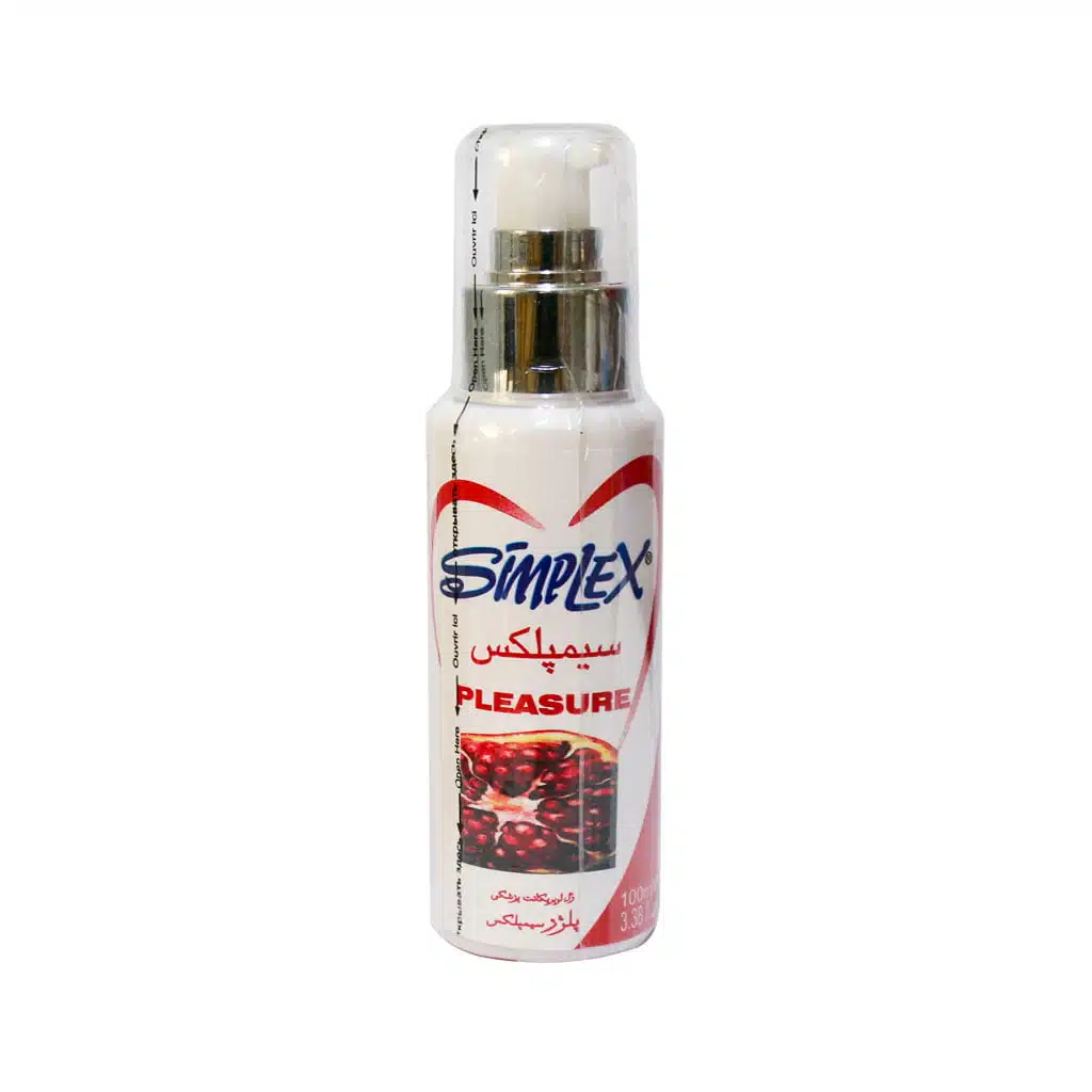 Simplex-Pleasure-Lubricant-Gel-100-ml.jpg ژل لوبریکانت سیمپلکس مدل تنگ کننده - تصویر 1