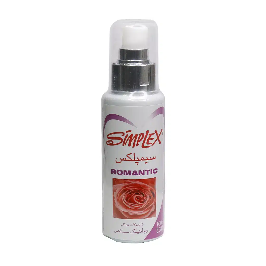 Simplex-Romantic-Gel-100-ml.jpg ژل لوبریکانت سیمپلکس مدل رمانتیک - تصویر 1
