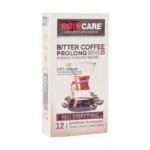 کاندوم تاخیری و خاردار قهوه تلخ سوئیس کر مدل Bitter Coffee Prolong بسته 12 عددی