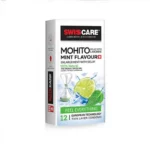 کاندوم سوئیس کر مدل Mohito Mint آیس موهیتو بسته 12 عددی