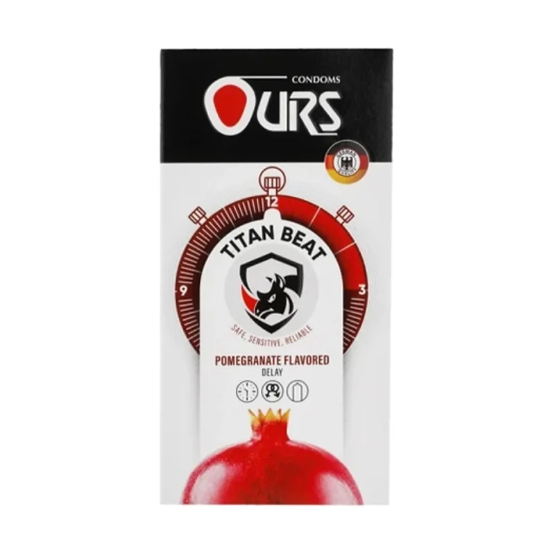 condom-03-titan-beat کاندوم اورس مدل تیتان بیت بسته 12 عددی - تصویر 1