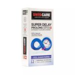 کاندوم فوق تاخیری سوئیس کر مدل Super Delay Prolong (بسته 12 عددی)