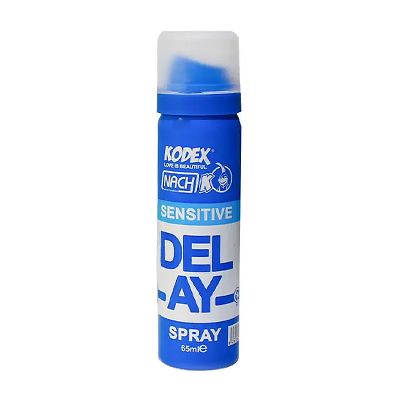 kodex-spray-08-sensitive-delay اسپری تاخیری حساس کدکس مدل KODEX SENSITIVE حجم 65ml - تصویر 1