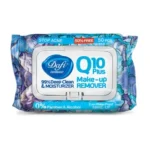 دستمال مرطوب پاک کننده آرایش و ضد جوش Q10 Plus دافی 50 عددی طرح گل دربدار - تصویر 4