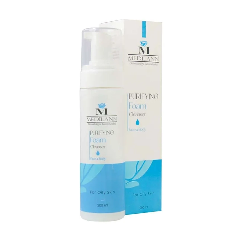 3 فوم شستشو صورت و بدن مدیلن مناسب پوست چرب حجم 200ml - تصویر 1