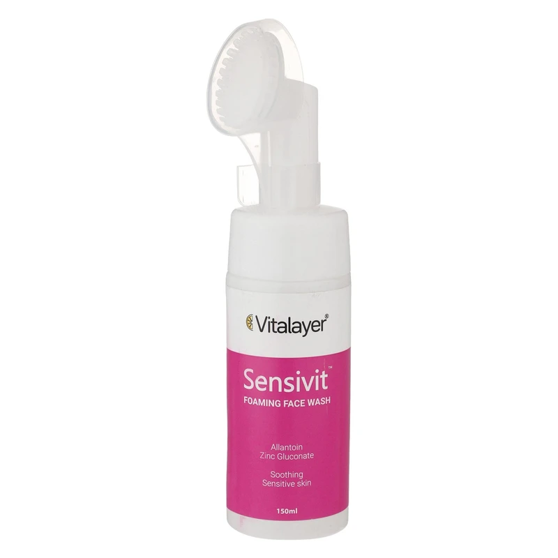 346346 فوم شستشو صورت ویتالایر مناسب پوست حساس مدل Sensivit حجم 150ml - تصویر 1