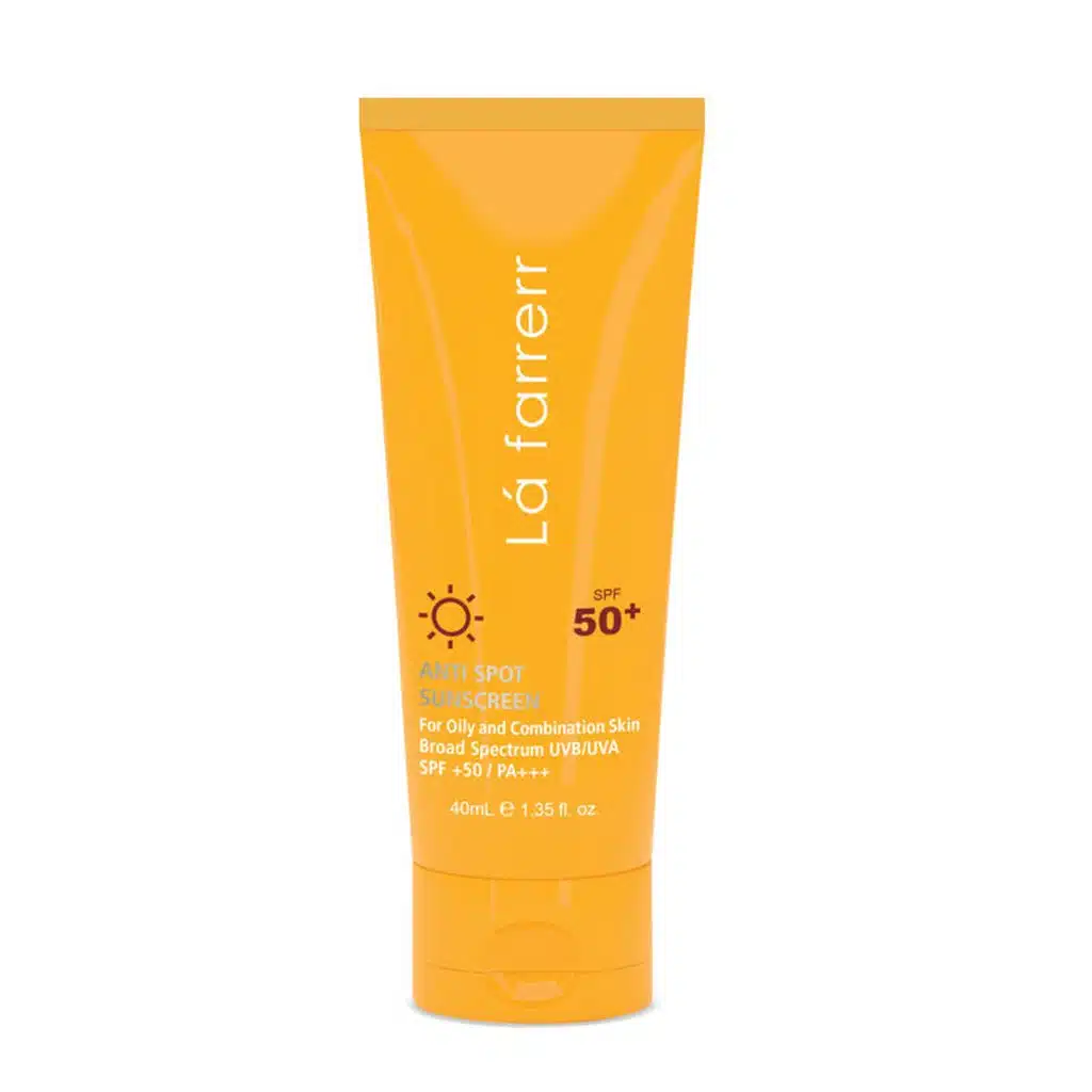 823.jpg کرم ضد آفتاب و ضد لک SPF 50 لافارر 40 ml "بی رنگ برای پوست چرب" - تصویر 1