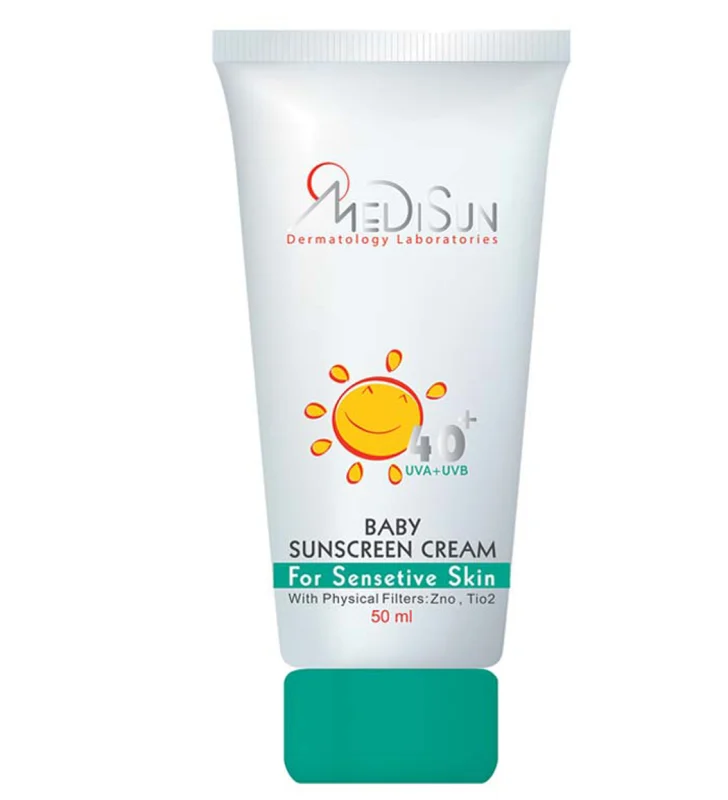 9c9a611df7cf403c9c478ccb3c191805 کرم ضد آفتاب spf40 مدیسان مناسب کودکان حجم 50ml - تصویر 1