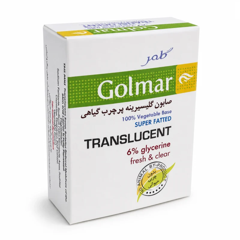 صابون گلیسیرینه پرچرب گلمر مناسب پوست خشک و حساس وزن 100 گرم