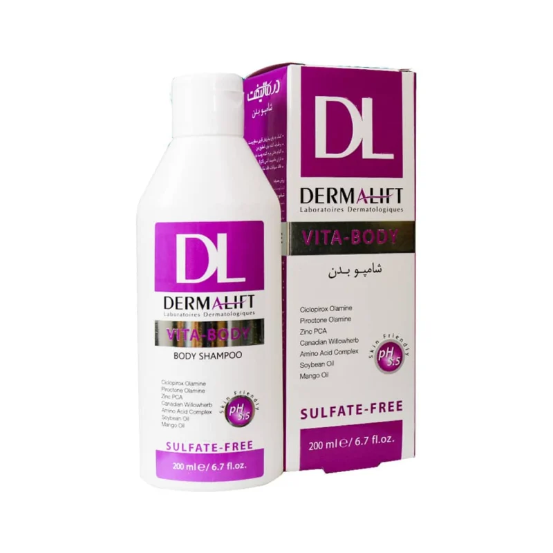 Dermalift-Body-Shampoo-200 شامپو بدن ضد قارچ درمالیفت حجم 200ml - تصویر 1