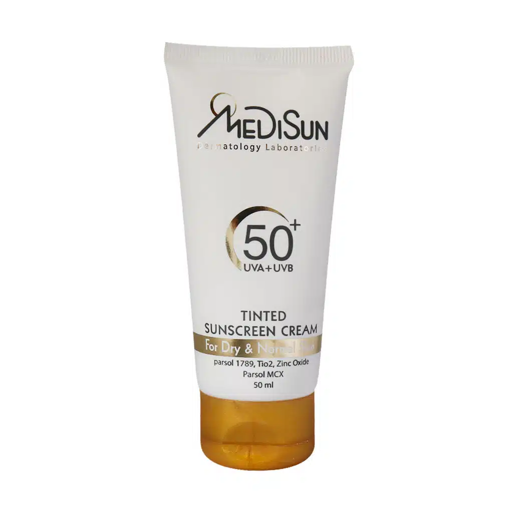 Medisun-Tinted-Sunscreen-Cream-SPF50-50-ml.jpg کرم ضد آفتاب رنگی مدیسان SPF50 مناسب پوست معمولی و خشک 50 میلیلیتر - تصویر 1