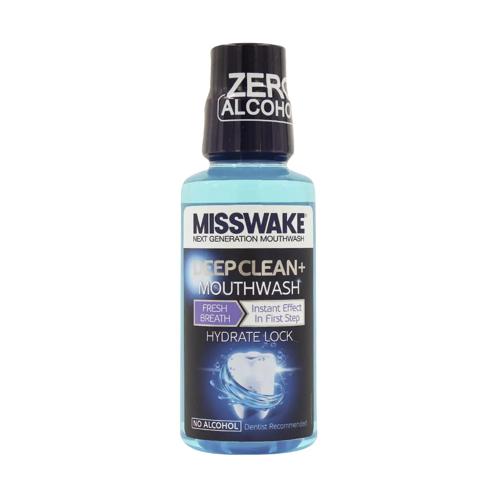 Misswake-Deep-Clean-Mouthwash-400 دهانشویه میسویک مدل Deep Clean حجم 400 میل - تصویر 1