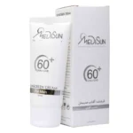 کرم ضد آفتاب بی رنگ spf60 مدیسان مناسب آقایان حجم 50ml