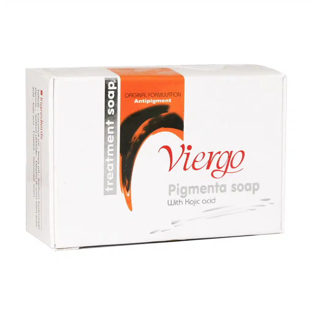 Viergo-Pigmenta-Treatment-Soap-100-g.jpg صابون ویرگو مدل پیگمنتا حجم 100 گرم - تصویر 1