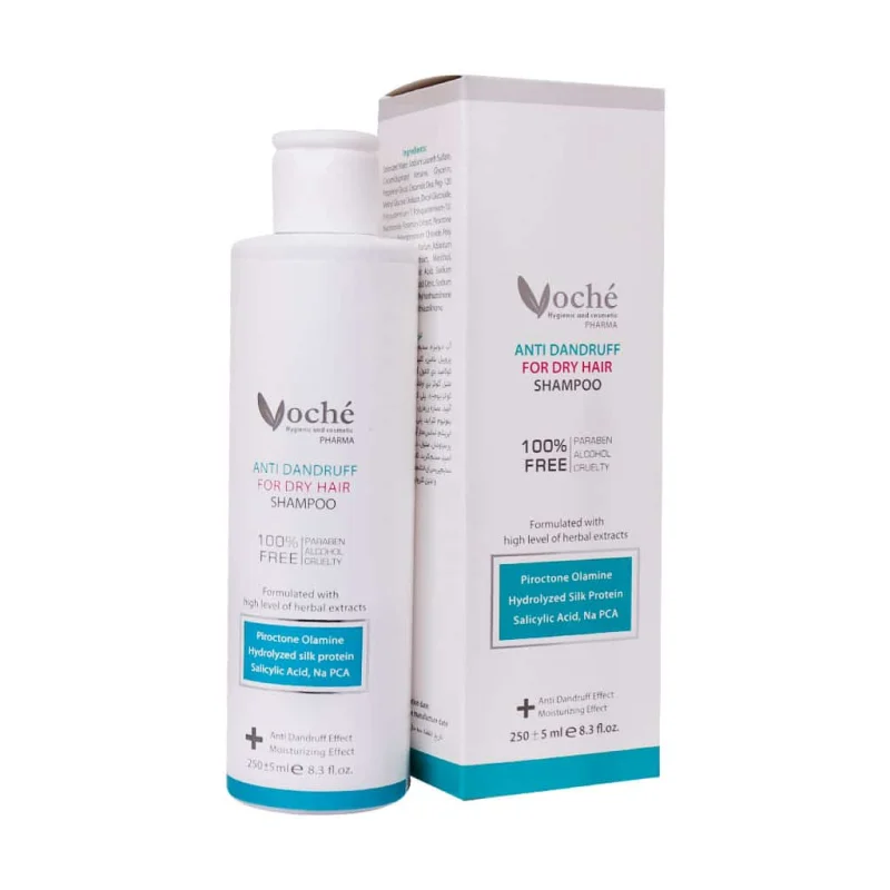 Voche-Anti-Dandruff-Shampoo-For-Dry-Hair-250-ml شامپو ضد شوره وچه مناسب موهای خشک حجم 250 میل - تصویر 1