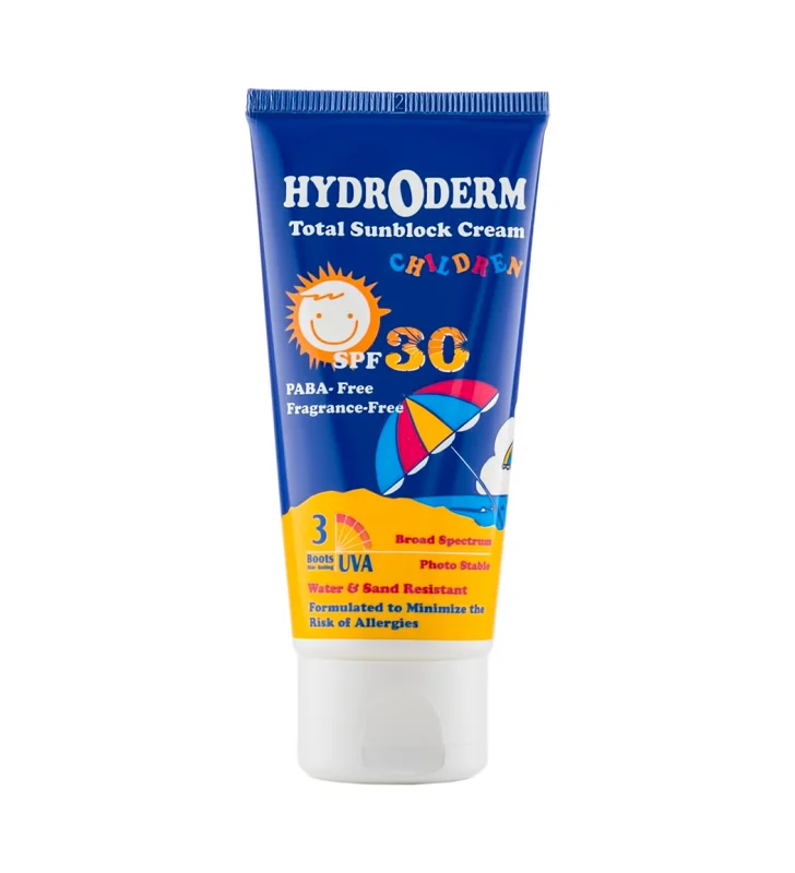 c4a13f8eb9fa4960924dfcb98ab64a73 کرم ضدآفتاب هیدرودرم SPF30 مناسب کودکان حجم 50ml - تصویر 1