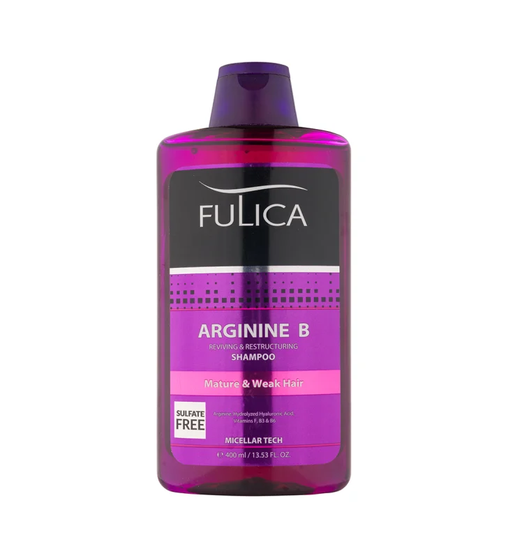 fulica-argenine-b-shampoo-400ml-khanoumi-2-2023112616826515 شامپو مو فولیکا مدل Argenine B براق کننده و احیا کننده حجم 400ml - تصویر 1