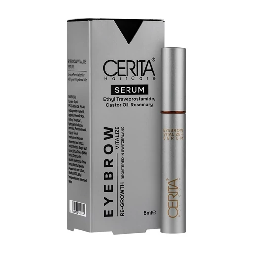 z4WI7sGGJCuxwFNRb7yP6MIBvSuVDAKpoI9ueJO0K1PW3UO7tE.jpg_512X512X70 سرم احیا کننده ابرو سریتا مدل Eyebrow Vitalize حجم 8ml - تصویر 1
