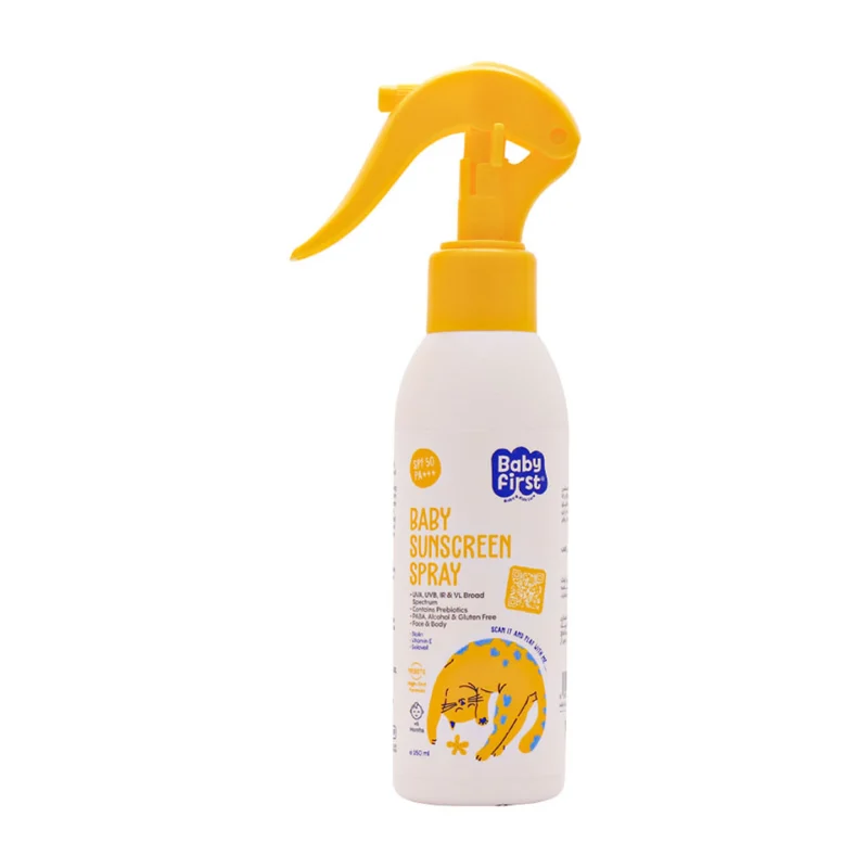 سي-گل-اسپري-ضد-آفتاب-spf-50-کودکان-200-م اسپری ضدآفتاب SPF50 کودکان بیبی فرست سی گل 150میل - تصویر 1