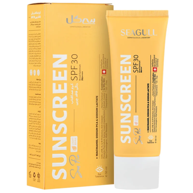سي-گل-ضد-آفتاب-spf30-رنگي-فاقد-چربي-50م ضد آفتاب SPF30 رنگی فاقد چربی سی گل 50میل - تصویر 1